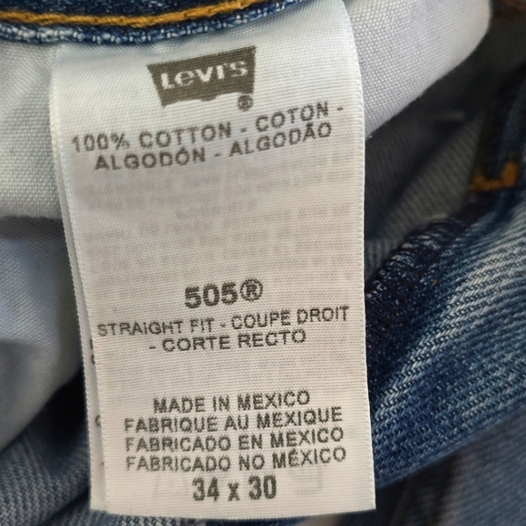 Levi's 505™ Straight-Fit Leg Men's Jeans. - Picture 8 of 10